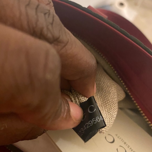 Gucci Gussimo Red Leather Bag - Picture 5 of 5